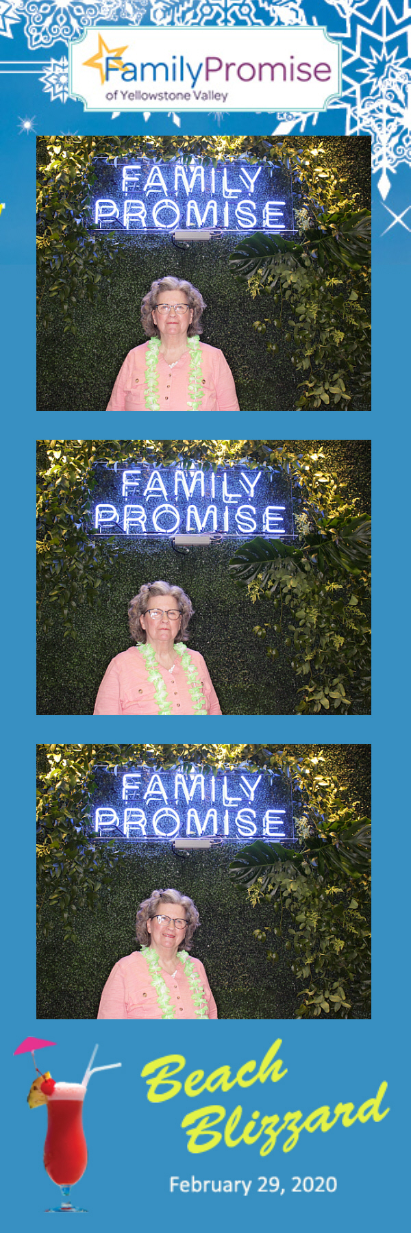 Beach Blizzard Party for a Promise- A Toast To 15 Years! | View more photos from the event at gallery.photoboothbillings.com/u/PhotoBoothBillings/Beach-Blizzard-Party-for-a-Promise-A-Toast-To-15-Years